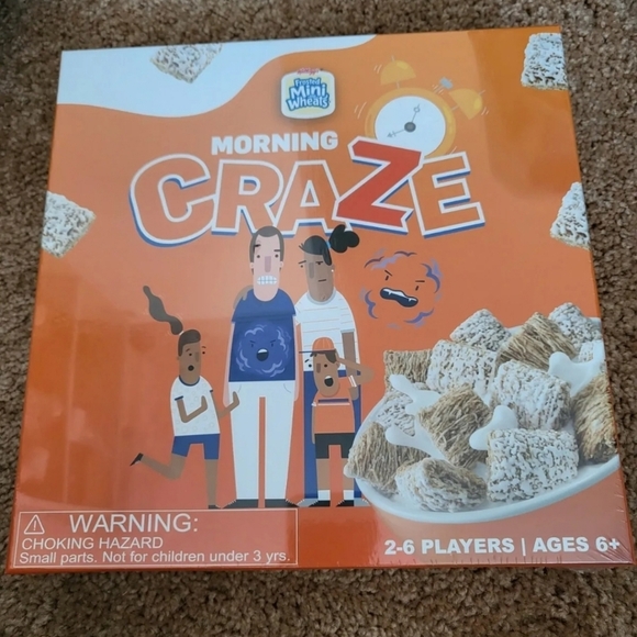 Kellogg's Frosted Mini Wheats Morning Craze Breakfast Cereal Family Board Game - Picture 1 of 1